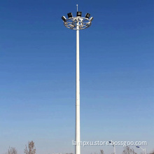 Polygonal Type 25m High Mast Lighting Pole
